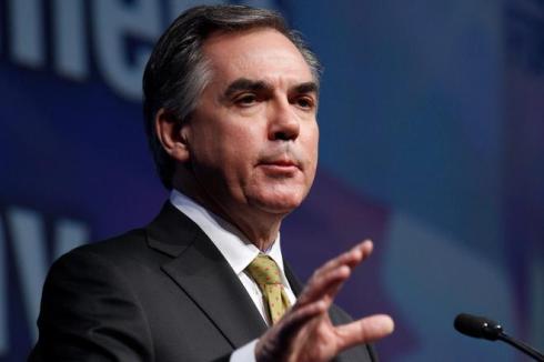 Alberta Premier Jim Prentice, Canada's former Environment minister, spoke at the Manning Centre Networking conference on March 6. THE HILL TIMES PHOTOGRAPH BY JAKE WRIGHT